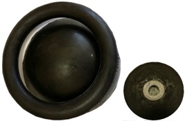 Конус-грибок запорный 125 мм. с уплотнительным кольцом