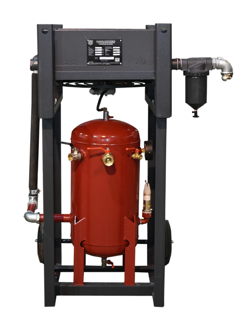 Охладитель сжатого воздуха RA-50 с резервуаром 100 литров и коалесцентным фильтром