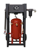 Охладитель сжатого воздуха RA-100 с резервуаром 100 литров и коалесцентным фильтром